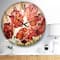 Designart Poppies in Wheat Traditional Wall Clock